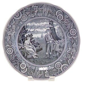Spode Archieve Collection Black Woodman Dinner Plate
